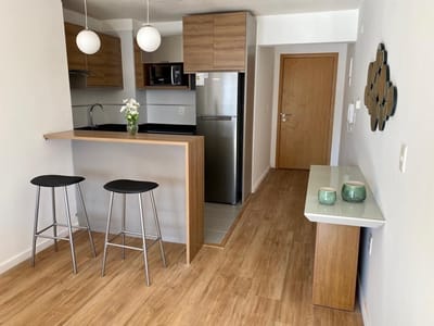 Alquiler apartamento con Muebles 1 dormitorio barbacoa de uso común con parrillero, gimnasio y laundry , Pocitos