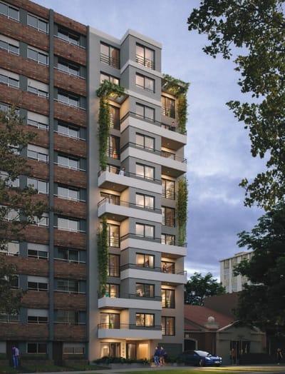 Apartamentos de categoria en Pocitos sobre Luis P Ponce y Palmar con unidades 1 y 2 dormitorios