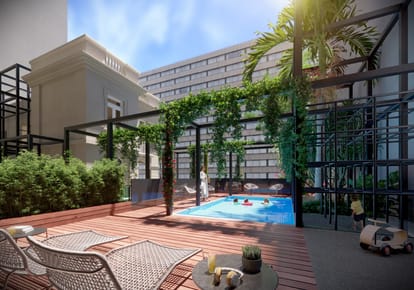 Venta Apartamentos Villa Biarritz, unidades Premium 1 y 2 dormitorios, Piscina, Gym, Salon de Fiestas