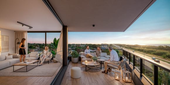 Un exclusivo proyecto inmobiliario en Rambla Costanera, Barra de Carrasco, 3 dormitorios Penthouse