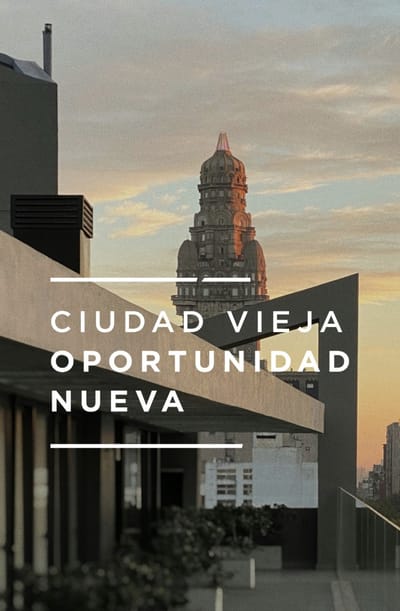 Una nueva forma de vivir e invertir en el corazón histórico de Montevideo, amplios Ambientes y 1 dormitorio.