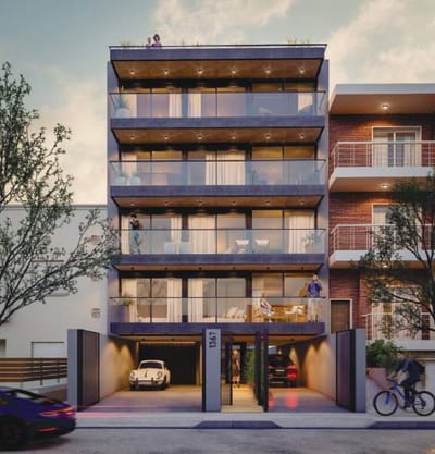 Ubicado en Buceo en una calle tranquila a metros de la Rambla se ofrece apartamentos 2 dormitorios con Patio Parrilla