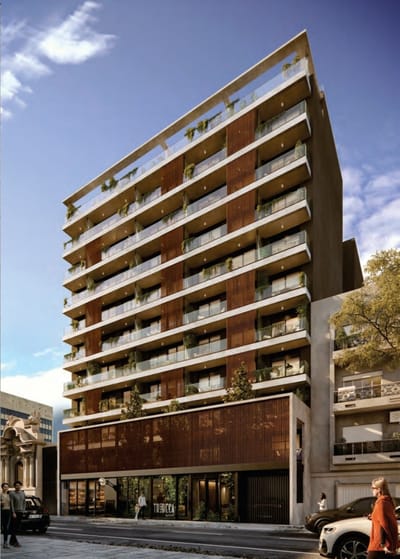 128 apartamentos en Cordon Sur, Minas y Rodo, edificio de Vivienda Promovida con Amenities y servicios que te capturan.
