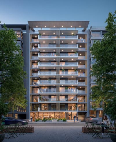 Un edificio UNICO, Premium, con unidades mono ambientes, 1 y 2 dormitorios, desarrollado por Gomez Platero conjunto a Pires Benlian
