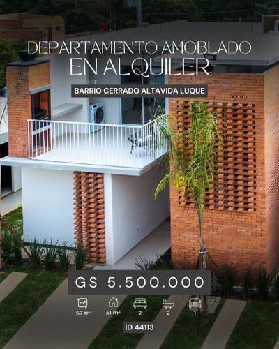 Departamento En Alquiler En Condominio Alta Vida Luque