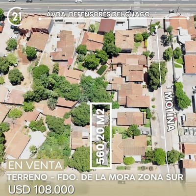  Terreno en Venta – Barrio Medalla Milagrosa (San Pablo)