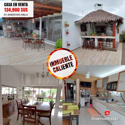 HERMOSA CASA EN VENTA ZONA EL REMANSO