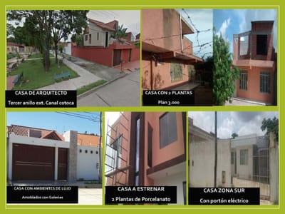 CASAS CON BUENA UBICACIÓN Y ACCESIBLES