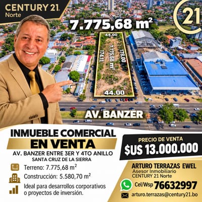 Inmueble Comercial | Av. Banzer