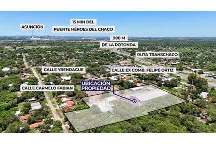 Terreno-Venta-Yrendague esquina Carmelo Fabian, Villa Hayes, Presidente Hayes