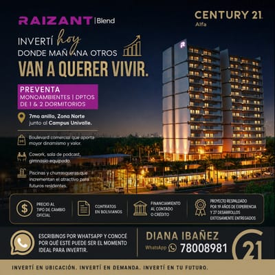 Departamentos en preventa - Univ. Univalle