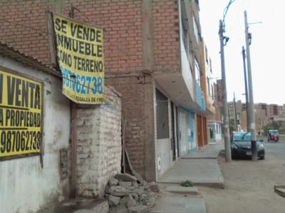 VENTA DE TERRENO EN PLENA AV. SANTA ELVIRA, LOS OLIVOS