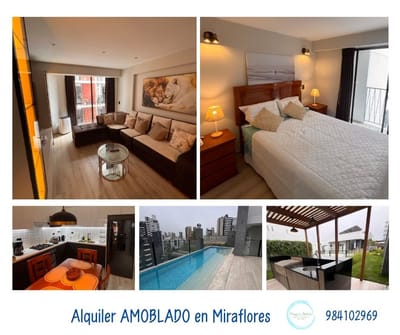 Alquiler Departamento En Miraflores(av Sta Cruz Y Av Pardo)