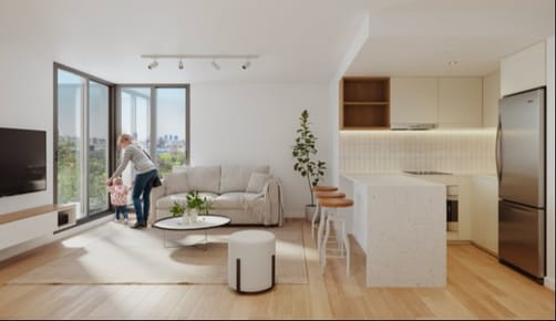 Apartamento en venta de 1 dormitorio en Tres Cruces