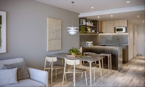 Apartamento de 2 dormitorios en piso 1 con terraza
