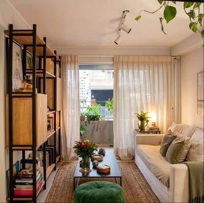 Apartamento de 1 dormitorio equipado frente a Plaza Gomensoro