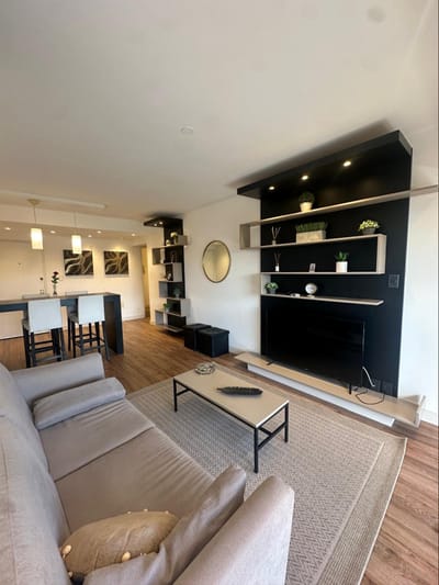 Apartamento de dos dormitorios amueblado en Punta Carretas