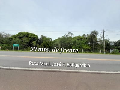 VENDO 1 HA. con 7.000 M2 EN CAACUPÉ SOBRE RUTA!!