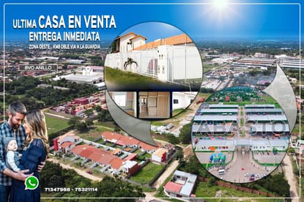 CASAS EN VENTA KM 8 DOBLE VIA A LA GUARDIAS