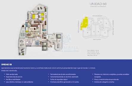 Apartamento en Brava, 2 dormitorios *