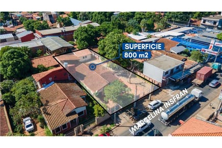 VENDO 800 M2 EN EL CENTRO DE SAN LORENZO