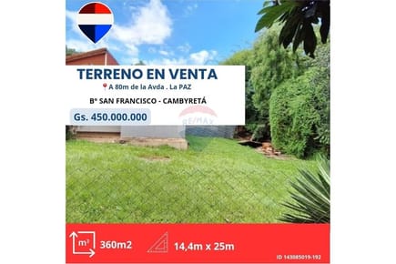 Terreno - Venta - Cambyretá, Itapúa, Paraguay
