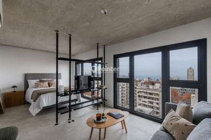 Estudio con dormitorio semi definido. BRUSCO by IXOU