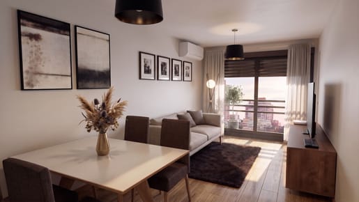 Apartamento de un dormitorio en Parque Batlle