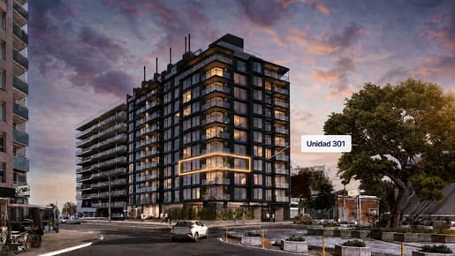 Apartamento en pozo 2 dormitorios en Pocitos