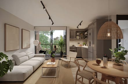 Apartamento en Venta 2 Dormitorios con Balcón, Tres Cruces