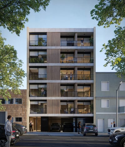 Apartamento en Venta 1 Dormitorio con Balcon, Tres Cruces