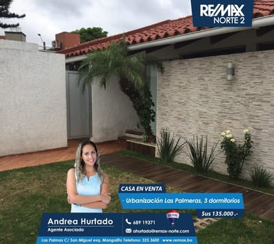Casa en Venta Urbanización Las Palmeras 