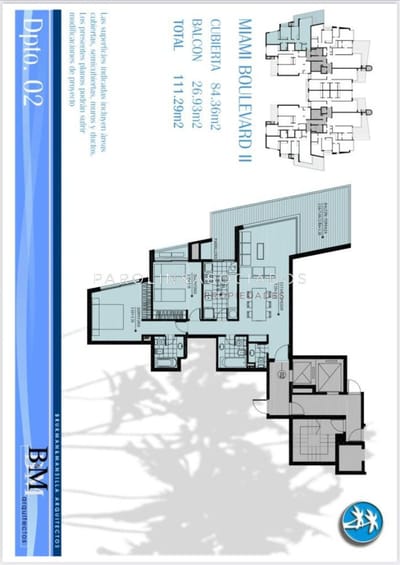 Apartamento en venta de 2 dormitorios en Miami Boulevard, Punta del Este.