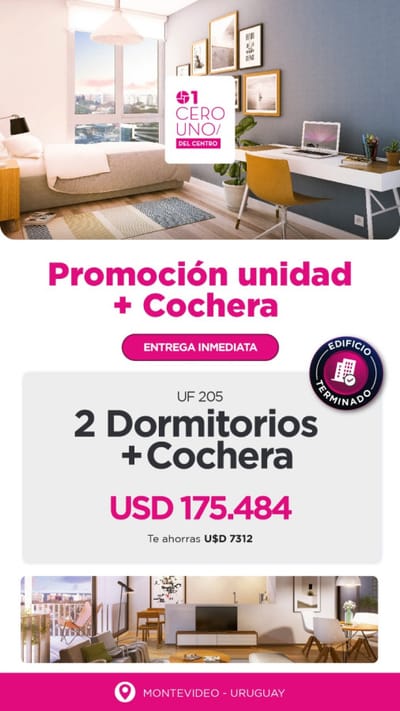Apartamento En Venta 2 Dormitorios Canelones Centro Al Frente