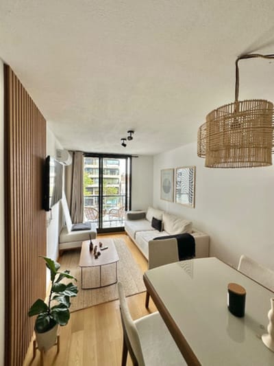 Hermoso Apartamento Amueblado De 2 Dorm