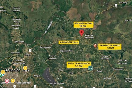 VENDO AMPLIO TERRENO EN ARROYO Y ESTEROS 