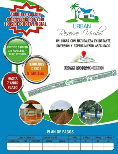 Lotes Urbanizados en Venta Urubo