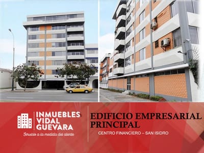ALQUILER OFICINA IMPLEMENTADA DE 70.00 M2 EDIFICIO PRINCIPAL - SAN ISIDRO