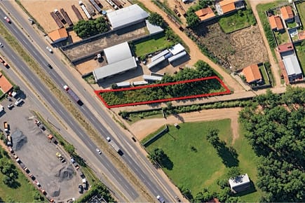 Vendo Terreno en esquina de calle a calle 1.180 m² sobre la Ruta PY03 Limpio.