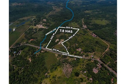 Terreno-Venta-Ruta Tobatí/Aguaity, Arroyo Ytú, camino Ytú - Díaz Cué