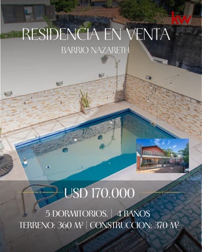 EN VENTA - Residencia u Oficina en Barrio Nazareth
