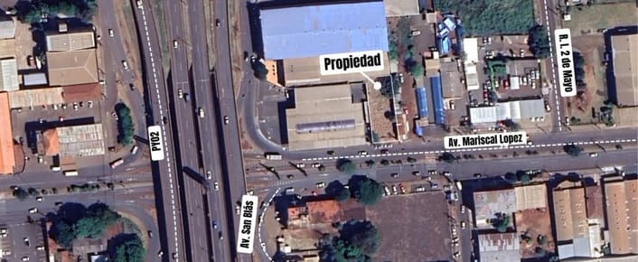 Alquilo terreno sobre importante avenida comercial en Ciudad del Este Km 4