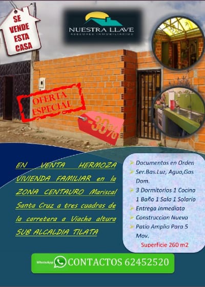 casa en venta por ocacion 