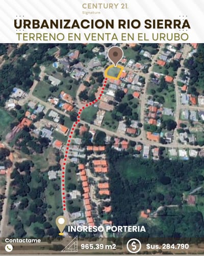 TERRENO EN VENTA - RIO SIERRA URUBO