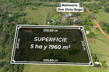 EN VENTA 5 HAS EN YAGUARÓN - ÑUATI GUAZÚ