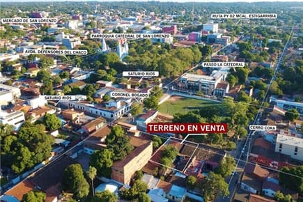 Terreno-Venta-Saturio Rios c/ Cerro Cora, San Lorenzo, Central