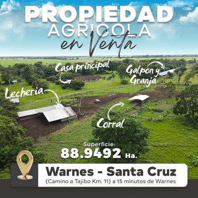 PROPIEDAD AGRICOLA EN WARNES 