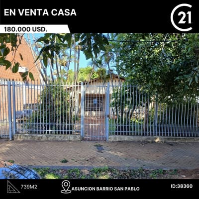EN VENTA CASA BARRIO SAN PABLO