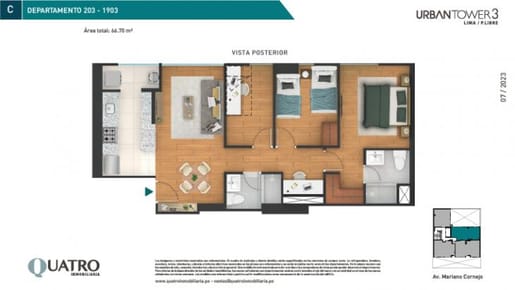 VENTA DE DEPARTAMENTO EN PUEBLO LIBRE - ENTREGA INMEDIATA