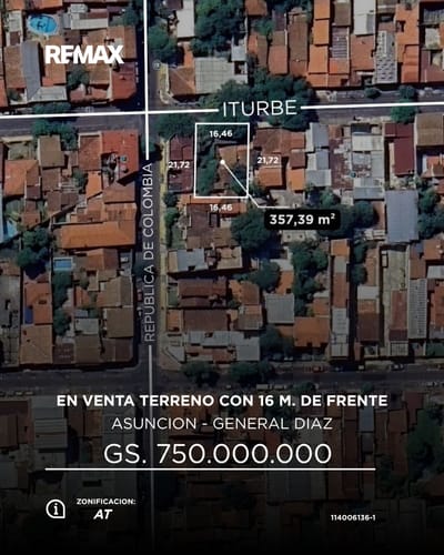 venta-terreno-calle iturbe-centro-asuncion